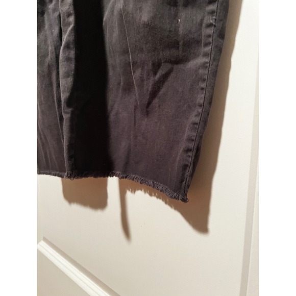 Aerie Overalls Womens M Wide Leg Tie Straps Boho Artist Raw Hem Gorpcore Gray - Picture 4 of 8